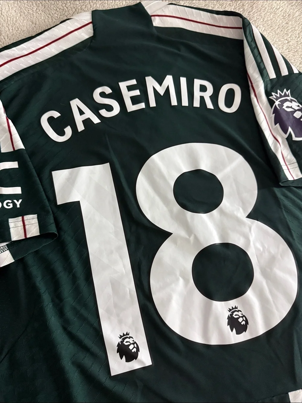Manchester United #18 Casemiro 2023-24 Adidas Away Premier League Player Jersey